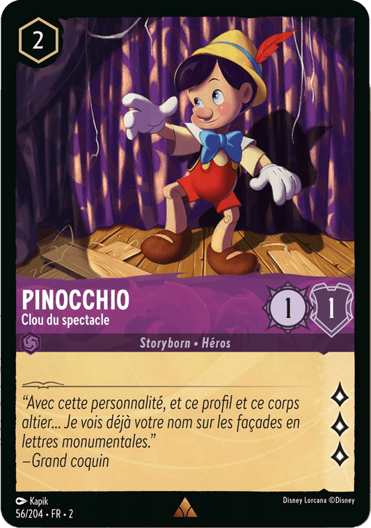 Pinocchio Clou du spectacle