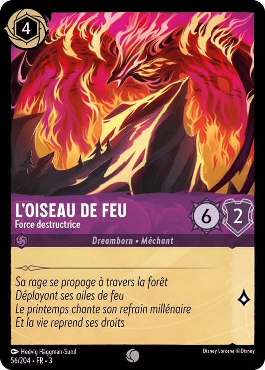 L’Oiseau de feu Force destructrice
