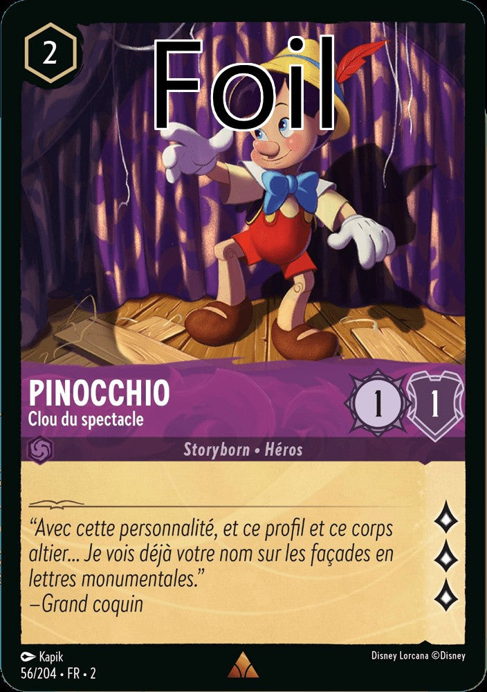 Ombre de Peter Pan Foil 
Décousue