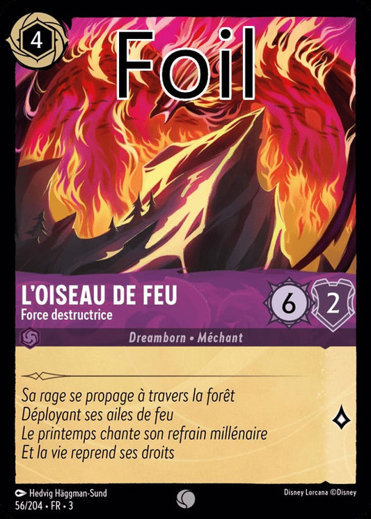 L’Oiseau de feu foil Force destructrice