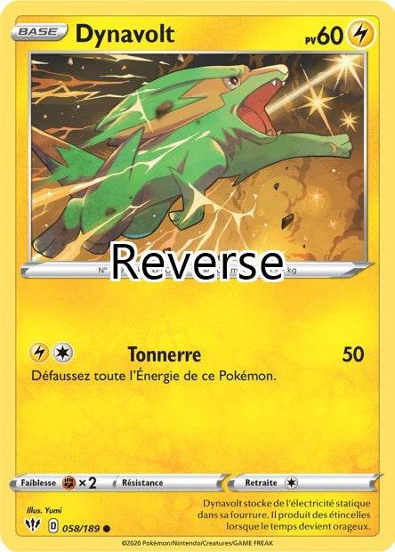 Dynavolt 058 reverse