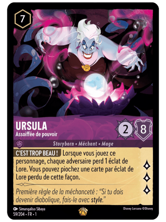 Ursula Assoiffée de pouvoir