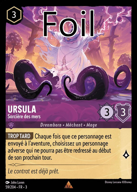 Ursula foil Sorcière des mers