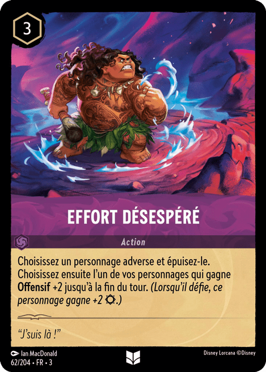 Effort désespéré