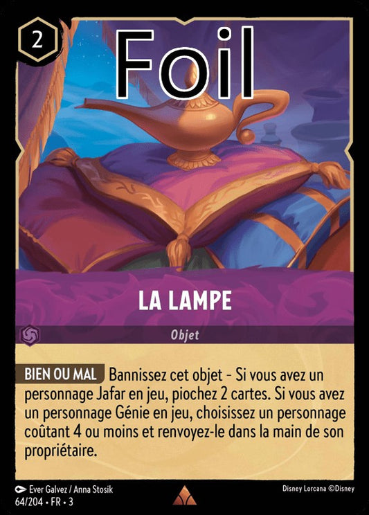 La Lampe foil