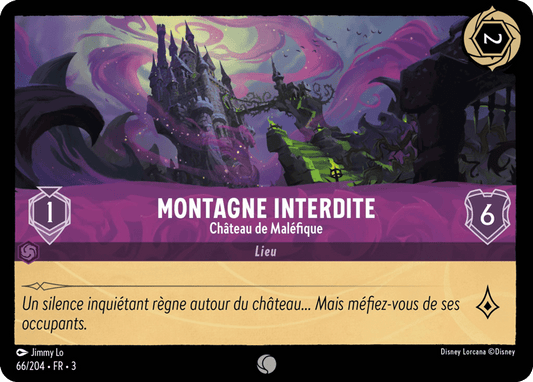 Montagne interdite Château de Maléfique