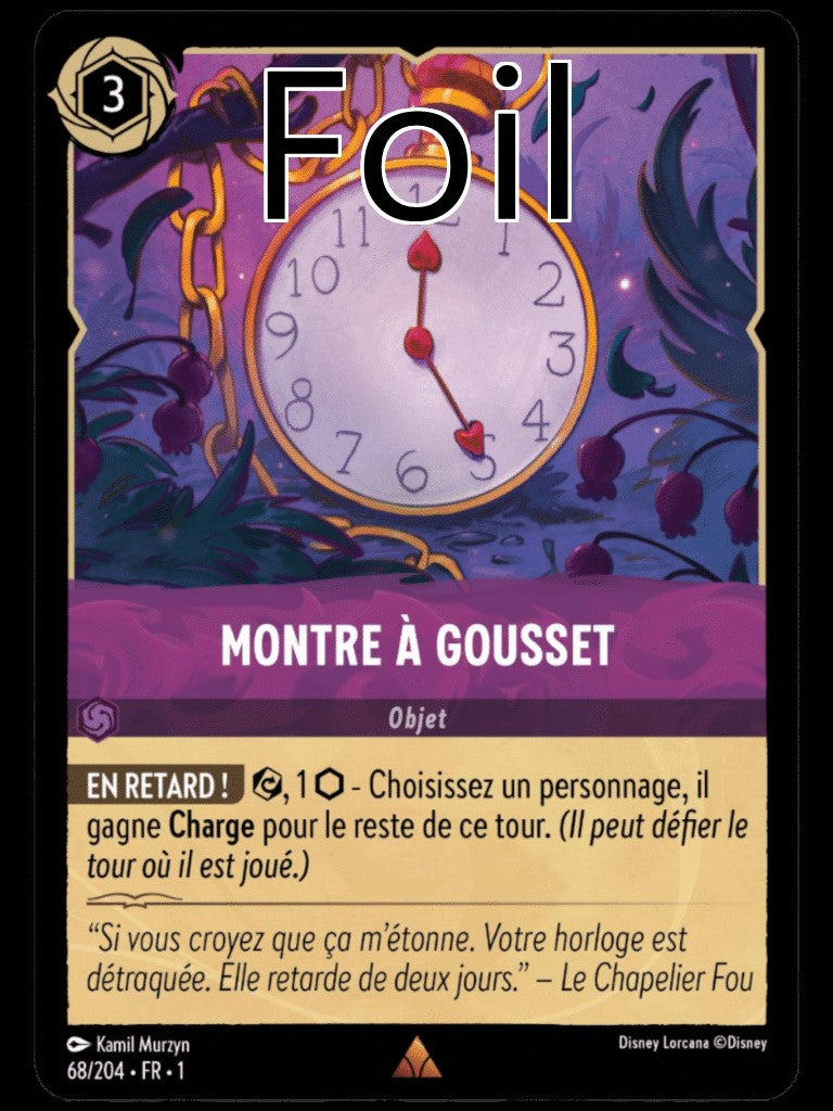 Montre à Gousset Foil