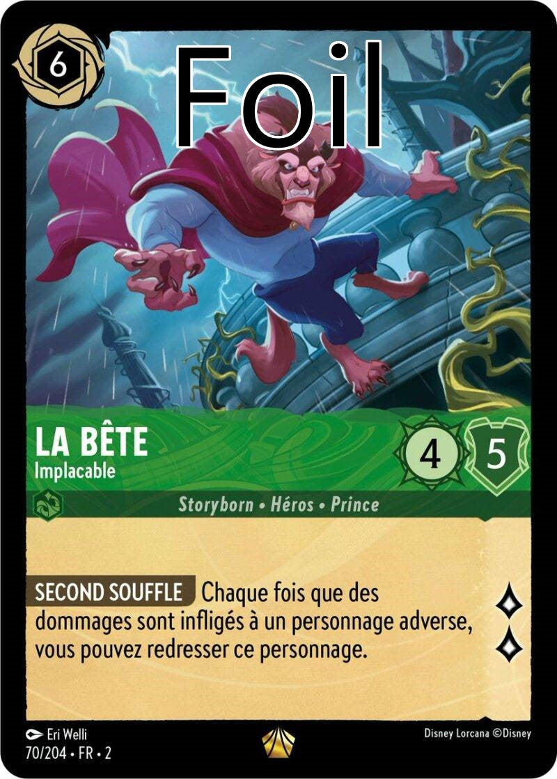 La Bête Foil 
Implacable