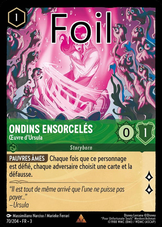 Ondins ensorcelés foil Œuvre d’Ursula