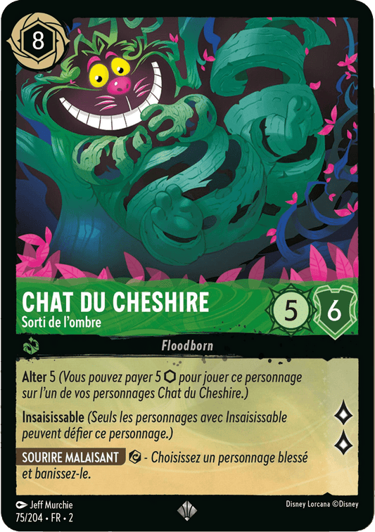 Chat du Cheshire Sorti de l’ombre
