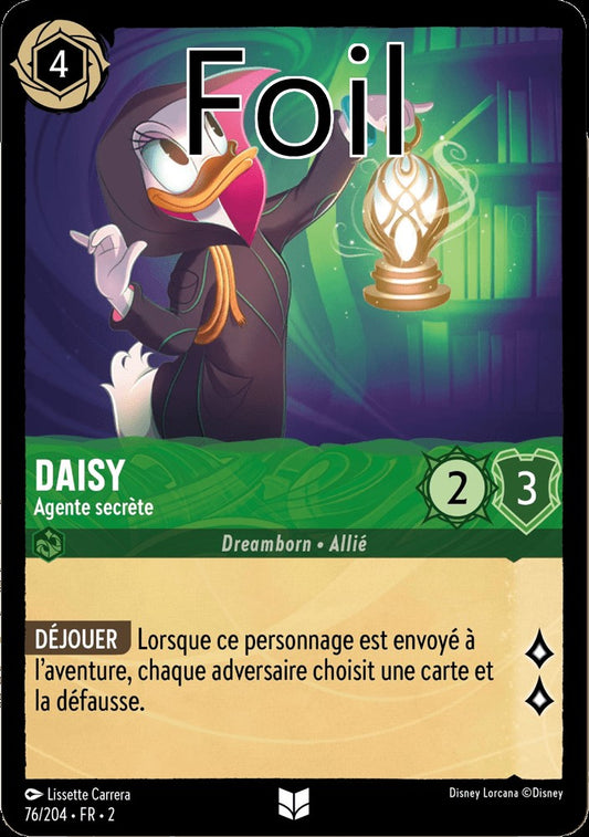 Daisy Foil 
Agente secrète