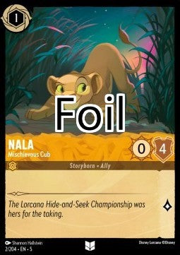 Nala foil Lionçonne malicieuse