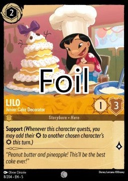 Lilo foil Décoratrice de gâteau junior