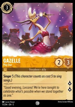 Gazelle Pop star