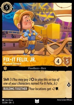Félix Fixe Junior Intendant de Niceland