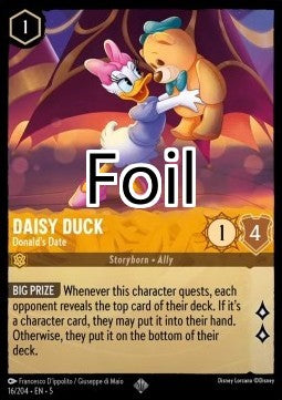 Daisy foil Rendez-vous de Donald