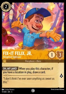 Félix Fixe Junior Promeneur ravi