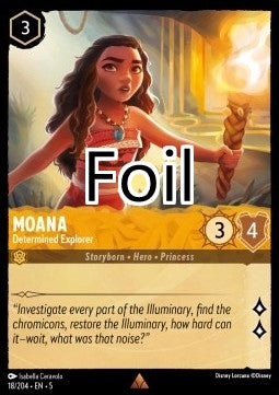 Vaiana foil Exploratrice résolue