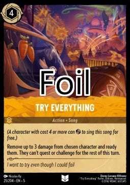 Try Everything foil