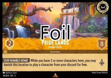 La terre des lions foil Oasis de la jungle