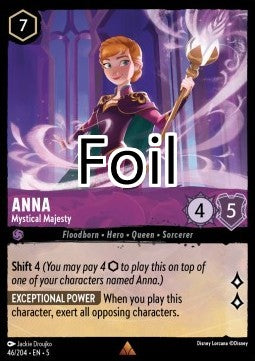 Anna foil Majesté mystique