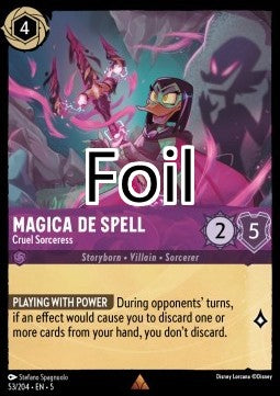 Miss Tick foil Cruelle sorcière