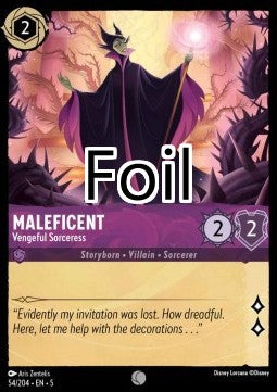 Maléfique foil Sorcière revancharde