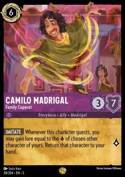 Camilo Madrigal Changeforme de la famille