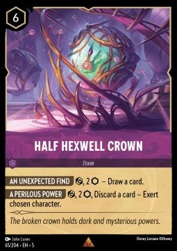Moitié de la couronne d’hexasort