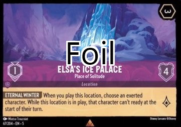 Palais de Glace d’Elsa foil Forteresse de solitude