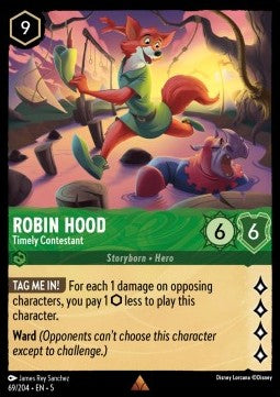 Robin des Bois Candidat opportun
