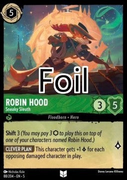 Robin des Bois foil Limier furtif
