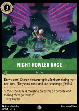 Rage du hurleur nocturne