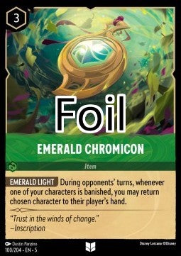 Chromicône d’Émeraude foil