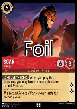 Scar foil Traître