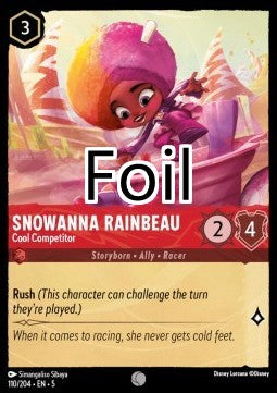 Ninou Gatine foil Compétitrice glacée