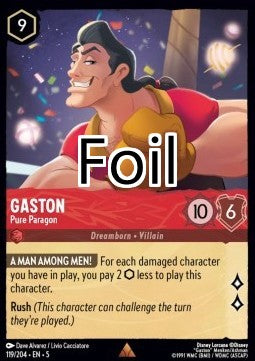 Gaston foil Du chic et de la prestance