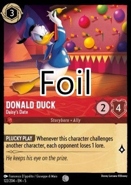 Donald foil Rendez-vous de Daisy