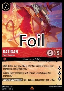 Ratigan foil Trouble-fête