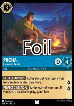 Pacha foil Guide de l’Empereur