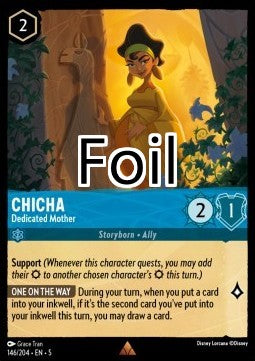 Chicha foil Maman dévouée