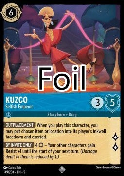 Kuzko foil Empereur égoïste