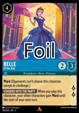 Belle foil Du bal
