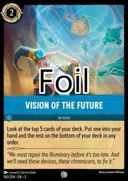 Vision de l’avenir foil