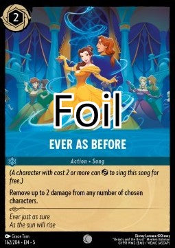 Toujours la même chose foil
