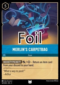 Sac de voyage de Merlin foil