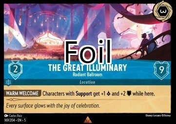 Le grand Illuminarium foil Salle de bal resplendissante