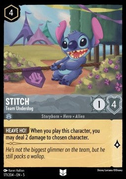 Stitch Outsider de l’équipe