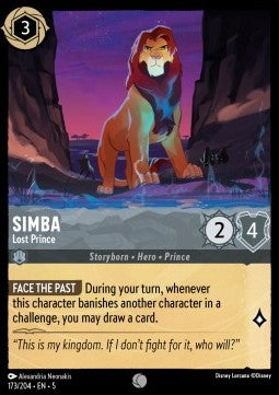 Simba Prince perdu