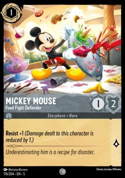 Mickey Mouse Défenseur de la bataille de nourriture